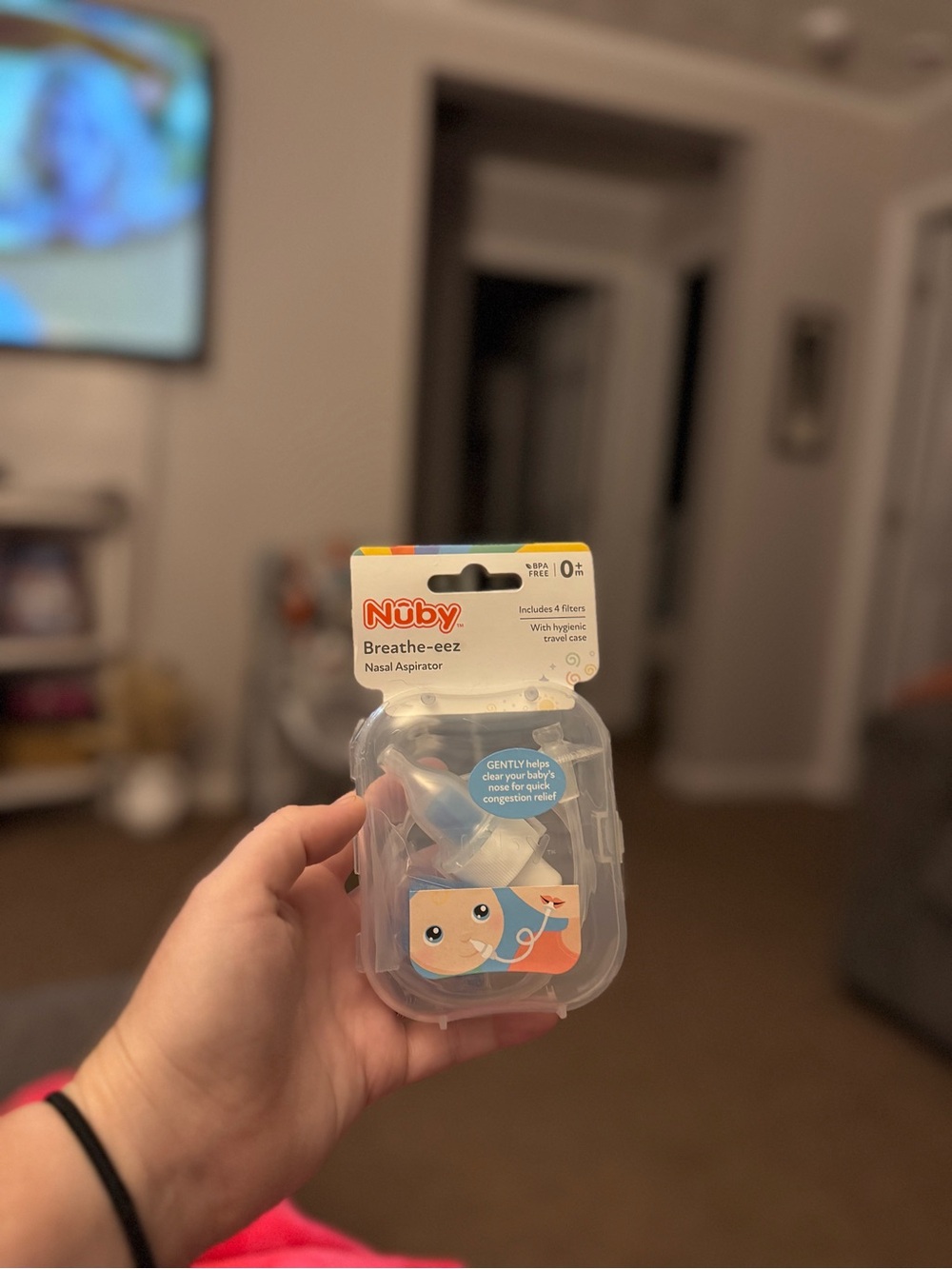 Nuby Breathe-eez Nasal Aspirator - Blue